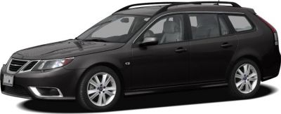 Black wagon with roof rails and alloy wheels side profile