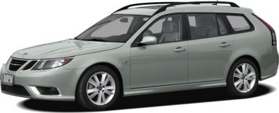 Smooth aerodynamic wagon with alloy wheels and roof rails