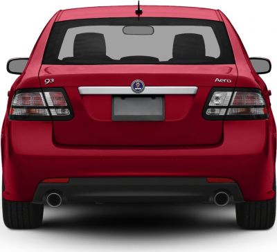 Rear view showing LED tail lights and dual exhausts.