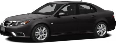 Side view of 2008 sedan with distinctive front grille and silver alloy wheels