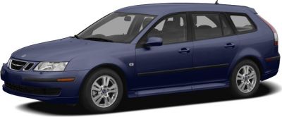 Side view of a sleek station wagon with alloy wheels and aerodynamic design.