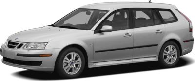 Silver station wagon front side view with sleek design and alloy wheels