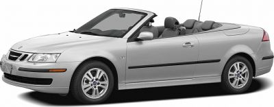 Silver two-door convertible with alloy wheels and open-top layout