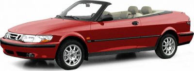 Red convertible with beige leather interior and alloy wheels