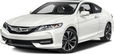 Sleek front fascia and distinctive alloy wheels of a modern coupe
