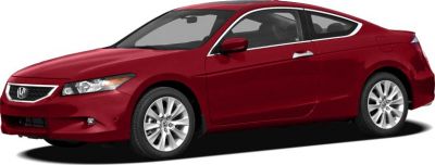 Front side view of a sleek coupe with alloy wheels