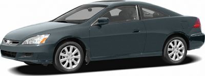 Two-door coupe with alloy wheels and streamlined body side profile