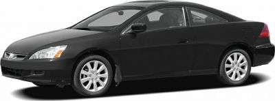 Sleek black 2-door coupe with alloy wheels and streamlined design