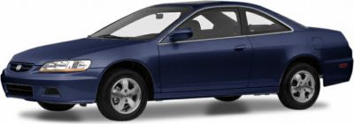 Side profile of a two-door coupe with sleek, compact design
