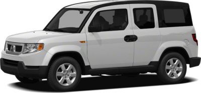 Boxy SUV side profile with rugged trim and five-spoke wheels