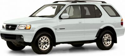 White SUV side profile with V6 badge, 5-door layout, and large windows