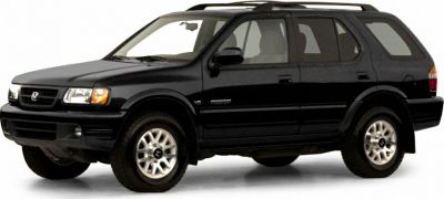 Black mid-size SUV with 5-door layout and roof rails