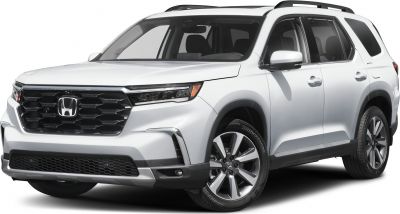 Modern SUV front with black grille and LED headlights