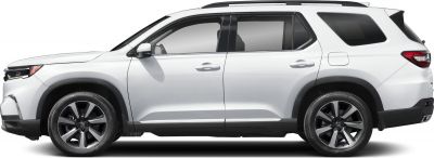 Sleek SUV side profile with alloy wheels and clear windows