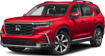 Modern SUV with aggressive front grille and LED headlights