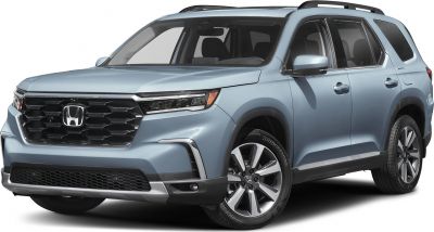 Modern SUV front with black hexagonal grille and LED headlights
