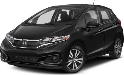 Front-side view of a compact hatchback with sleek headlights and alloy wheels