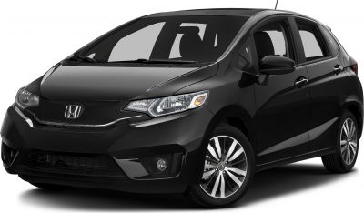 Front side view of a hatchback with modern headlights and alloy wheels