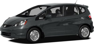 Side profile of a compact five-door hatchback with aerodynamic design