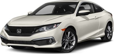 2019 Honda Civic X Coupe (facelift 2018) 3/4 front-left view