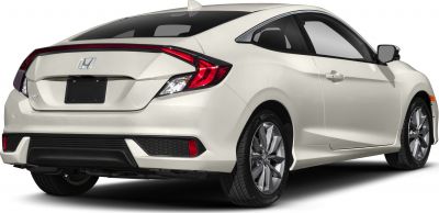 Rear view with wraparound taillights and shark fin antenna