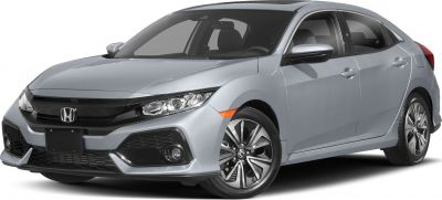 Front angled hatchback with LED headlights and alloy wheels