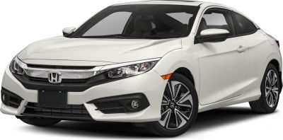 2016 Honda Civic X Coupe 3/4 front-left view