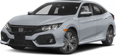 Compact hatchback front with LED headlights and alloy wheels