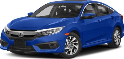 2016 Honda Civic X Sedan 3/4 front-left view