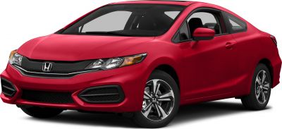 2014 Honda Civic IX Coupe (facelift 2013) 3/4 front-left view