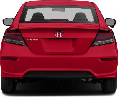 Rear view of the car with sleek taillights and integrated spoiler lip