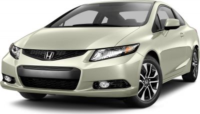 Front angle showing headlights and alloy wheels