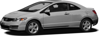 2009 Honda Civic VIII Coupe (facelift 2008) 3/4 front-left view