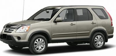 Side profile of an SUV with alloy wheels and tinted windows.