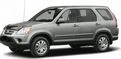 Side profile of silver compact SUV showing door and window design