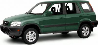 Side profile of a classic 1995 SUV with distinctive boxy design and raised ground clearance