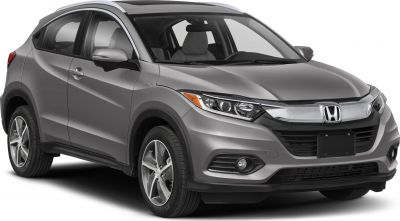 Modern front 3-4 view with sharp headlights and alloy wheels