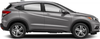 Side profile showing body lines and alloy wheels