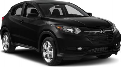 Front-side view of compact SUV with alloy wheels and modern headlights
