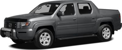 Pickup truck side view with double cab and alloy wheels
