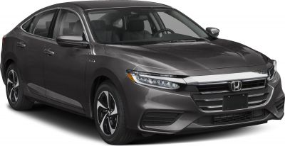 Front three-quarter view with LED headlights and aerodynamic design