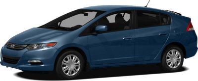 Side profile of a hybrid hatchback with aerodynamic design and compact shape