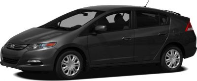 Side profile of a sleek hatchback with aerodynamic body design