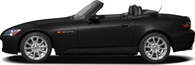Convertible roadster with alloy wheels, side marker light, and side badge