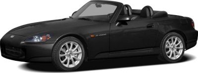 Black convertible sports car with alloy wheels and aerodynamic design