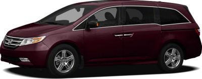 Side profile and design of a mid-2010s minivan