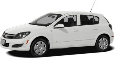 Compact five-door hatchback with smooth body lines and side profile view