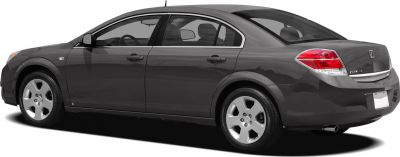Side profile of a mid-size sedan with chrome window trim and alloy wheels