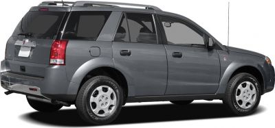 Side and rear view of a 2002 SUV with distinct rear lights and roof rack