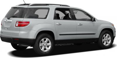 Rear side profile of SUV with silver alloy wheels and tinted windows